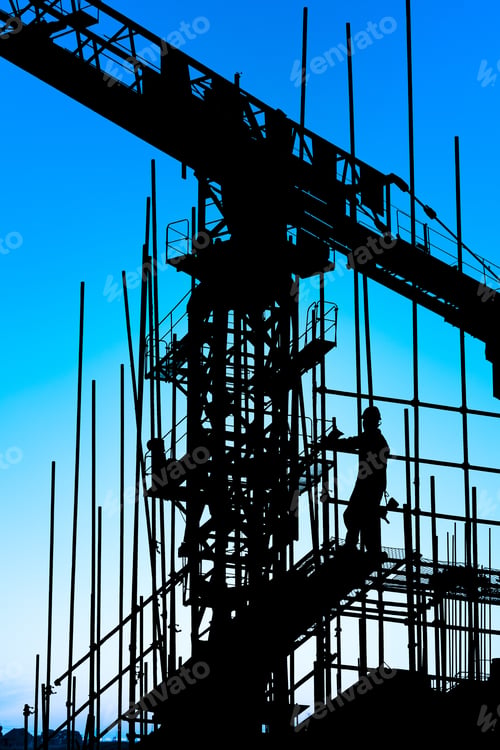Preview: Construction Worker On Construction Site