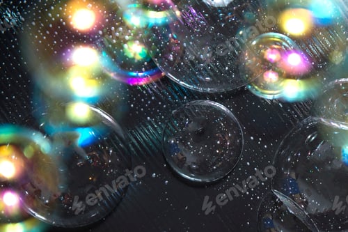 Preview: Black, Dark, Artistic And Simple Macro Design.