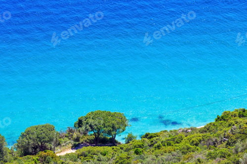 Preview: Summer Sea Coast Landscape. View From Nature Park Of Arrabida In Setubal, Portugal.