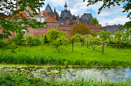 Preview: Peaked Roof Of The Dutch City Zutphen