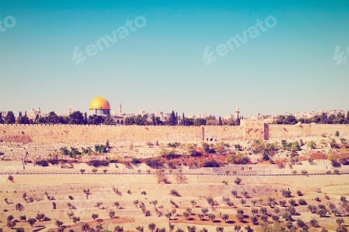Preview: Walls Of The Old City Of Jerusalem, Instagram Effect