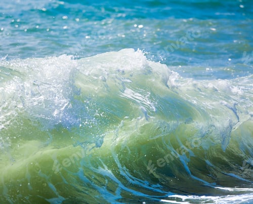 Preview: Sea Surf Great Wave Break On Coastline