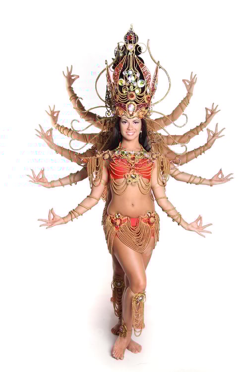 Preview: Pretty Girls In Dance Indian Costumes In Dance Composition