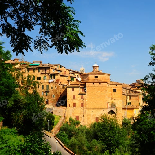 Preview: View Of Historic Center Of Siena, Italy