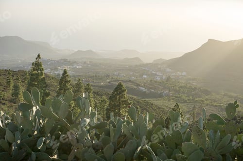 Preview: Sunset From Vilaflor In Tenerife Canary Islands Spain