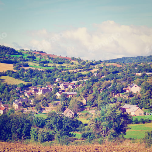 Preview: Village High Up In The French Alps, Instagram Effect