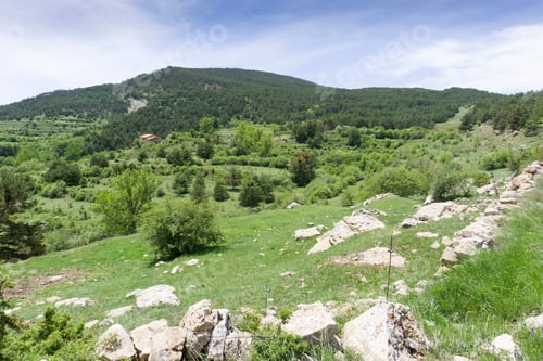 Preview: Spring Landscape Gudar Mountains Teruel Aragon Spain