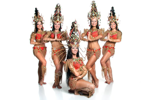Preview: Pretty Girls In Dance Indian Costumes In Dance Composition
