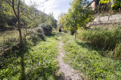 Preview: Autumn In Rubielos De Mora Village Teruel Aragon Spain