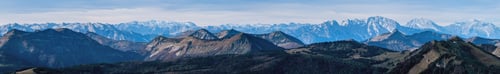 Preview: Picturesque Autumn Alps Mountain View From Schafberg Viewpoint, Salzkammergut, Upper Austria.