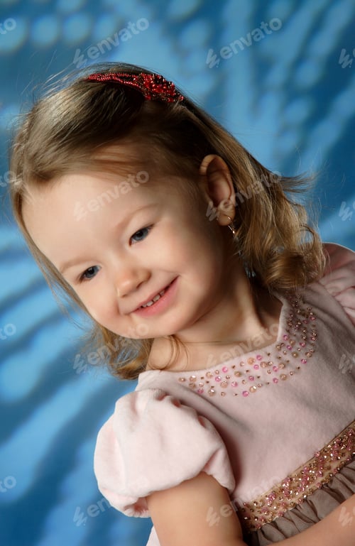 Preview: Beautiful Little Girl In The Studio Shooting