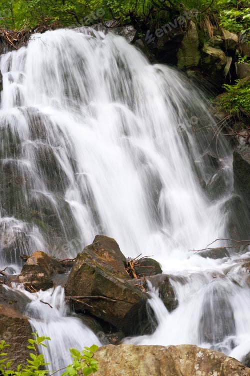 Preview: Summer Mountain Waterfall