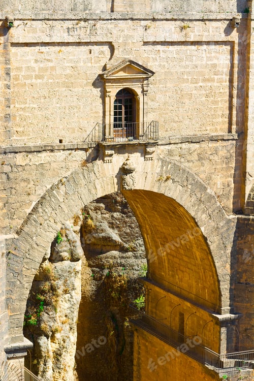 Preview: Detail Of Bridge In The Spanish City Of Ronda
