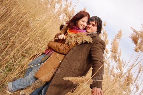 Preview: Beautiful Girl And Boy In Cane Field, Photo 5