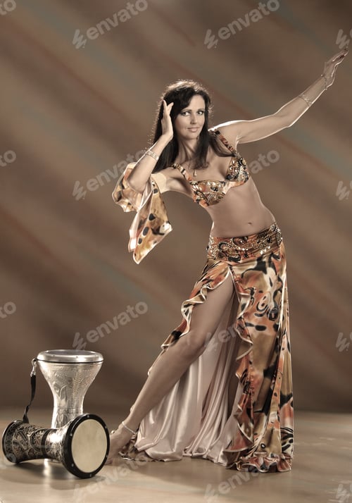 Preview: Arabic Dance Performed By A Beautiful Brunette