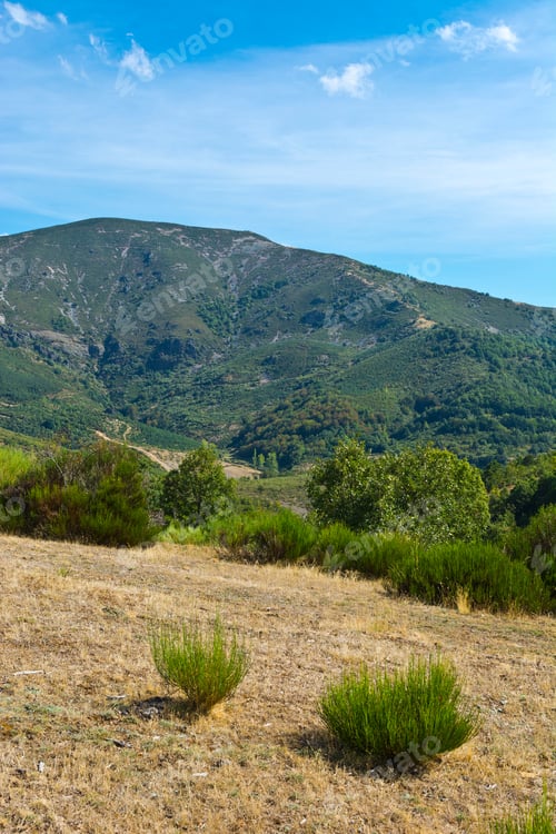 Preview: Beautiful Landscape In Spain With Dramatic View Of Cantabrian Mountains