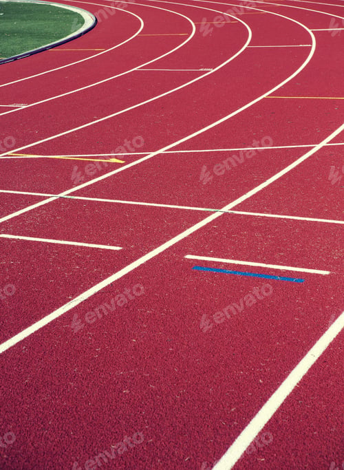 Preview: Running Tracks With A Instagram And Vintage Effect.