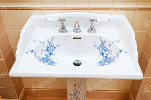 Visualização: Lavatório branco