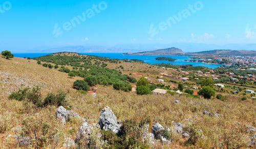 Preview: Summer Top View Of Ksamil Town, Albania.