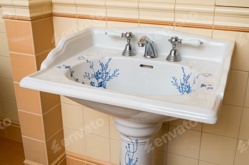 Preview: White Ceramic Washbasin