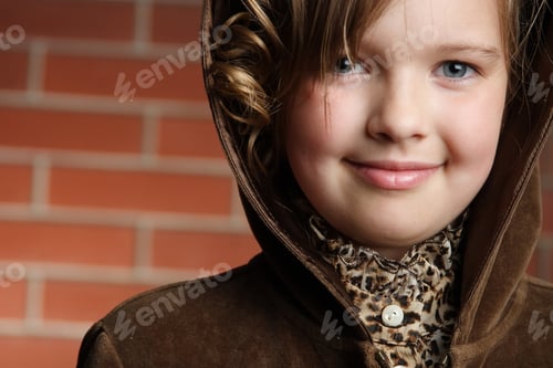 Preview: Little Girl In Studio Shooting