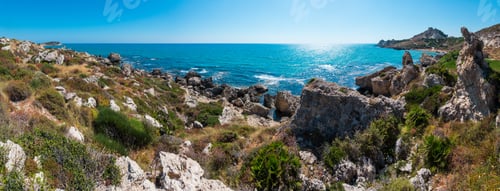Preview: Paradise Sea Beach Cala Paradiso And Cala Del Re Near Rocca Di San Nicola, Agrigento, Sicily