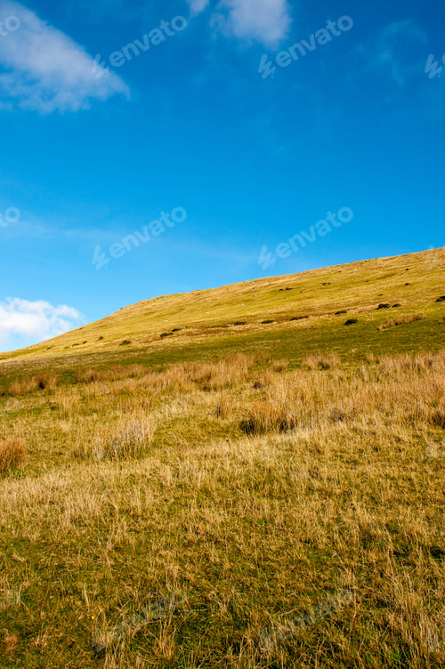 Preview: Black Mountains Scenery Near The Town Of Hay On Wye, England And Wales.