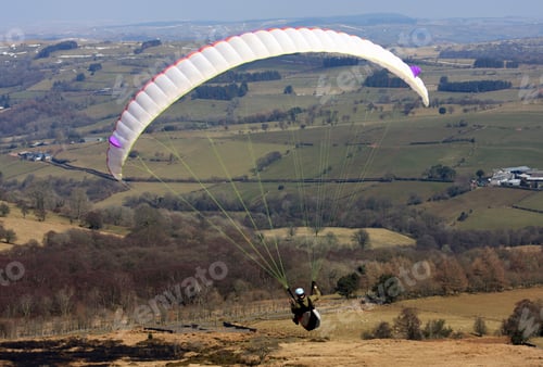 Preview: Paraglider In Brecon Beacons