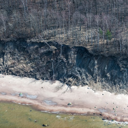 Preview: Aerial View Over The Coast Of Baltic Sea