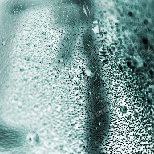 Preview: Abstract Underwater Composition With Bubbles, Lines And Light