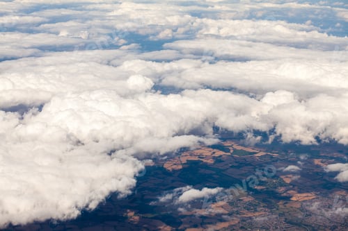 Preview: Beautiful, Dramatic Clouds And Sky Viewed From The Plane. High Resolution And Quality