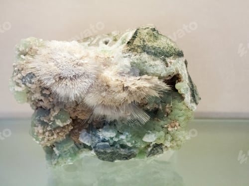 Preview: Beautiful Crystals, Minerals And Stones - Colors And Textures. Image Has Grain Texture Visible On