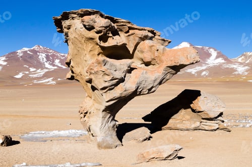 Preview: Stone Tree Rock, Bolivia. Bolivian Landmark. Arbol De Piedra