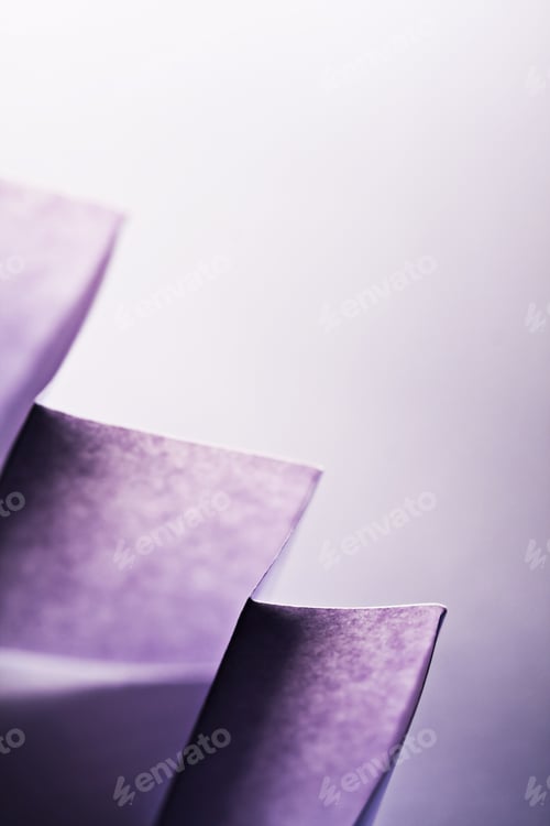 Preview: Macro, Abstract, Background Picture Of A Zig-Zag Paper On Paper Background