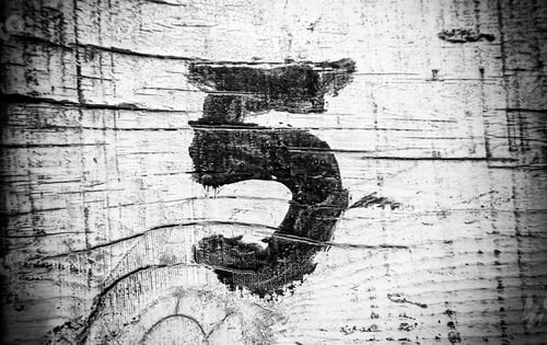 Preview: Odd Number Five Of Information, Detail Of An Indication Number, Signal And Texture