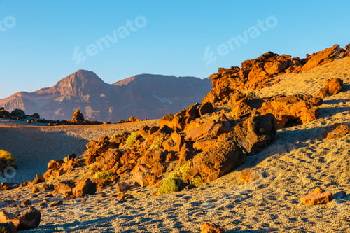 Preview: Sunrise In The Caldera Of El Teide Volcano, Tenerife, Canary Islands