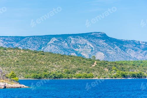 Preview: View Of Hvar Island And Its Vegetation From The Adriatic Sea, Croatia