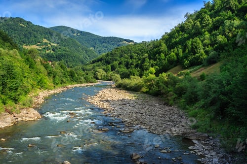 Preview: River Meanders And Goes Deep Into The Mountains