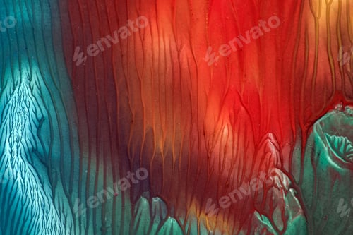 Preview: Hand Drawn Gouache Painting. Abstract Art Background. Color Texture.