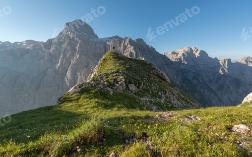 Preview: Morning In The Mountains. Beautiful View In Julian Alps In Slovenia.