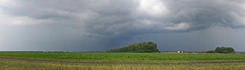 Preview: Panorama Of The Field With The Upcoming Storm