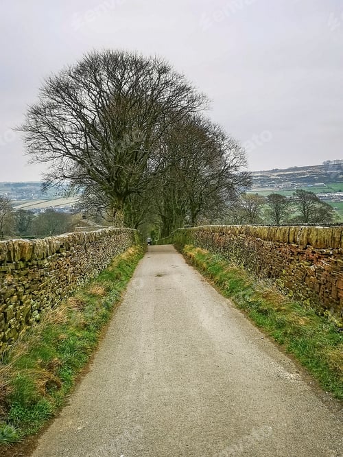 Preview: Pedestrian Paths, Haworth, West Yorkshire, Uk