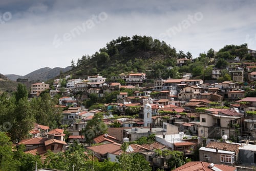 Preview: Famous Picturesque Mountain Village Resort Of Palaichori In Nicosia District At Troodos Mountains