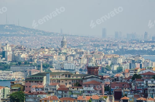 Preview: Aerial View Of Galata Tower And Neighbouring Districts.