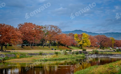 Preview: Autumn Landscape Of Kyoto, Japan.