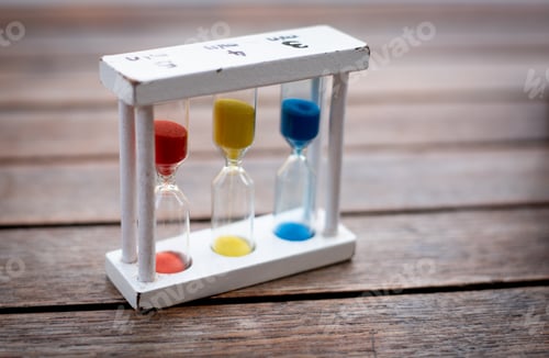 Preview: Sandglass Time Counter Instrument For Precisions Time Measurement.