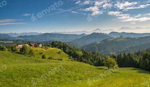 Preview: Church At The Top Of The Hill On An Early Morning