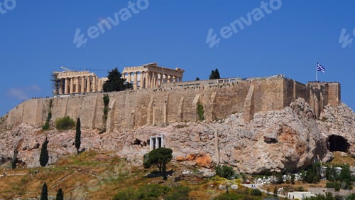 Preview: Photo Of Acropolis Hill And The Parthenon, Athens Hisotric Center, Attica, Greece