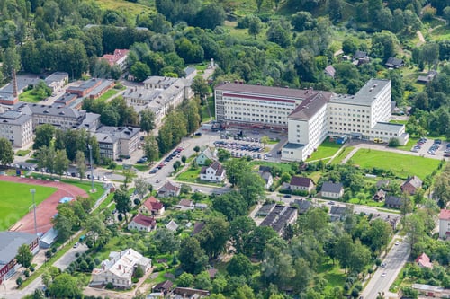 Preview: Aerial View Over The Rezekne City (Latvia)