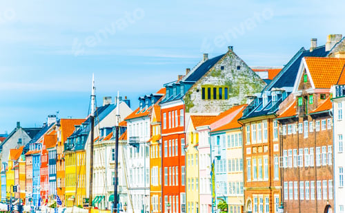 Preview: View Of The Old Nyhavn Port In The Central Copenhagen, Denmark.